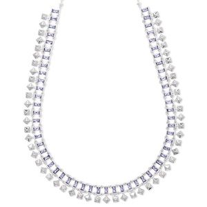 $195 Kendra Scott Oscar Silver Choker Necklace